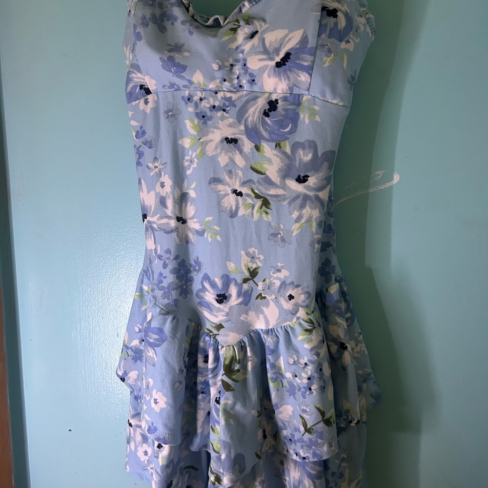 Blue Floral Dress